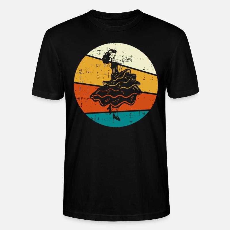 Flamenco - Stanley/Stella Unisex Bio-T-Shirt CRAFTER - Schwarz