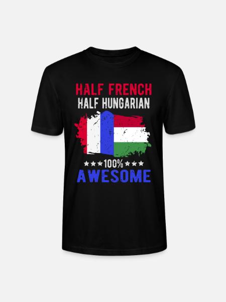 Halb Franzose Halb Ungar - Stanley/Stella Unisex Bio-T-Shirt CRAFTER - Schwarz
