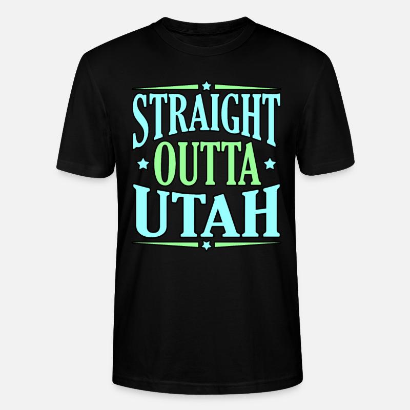Utah abenteuer geschenk - Stanley/Stella Unisex Bio-T-Shirt CRAFTER - Schwarz
