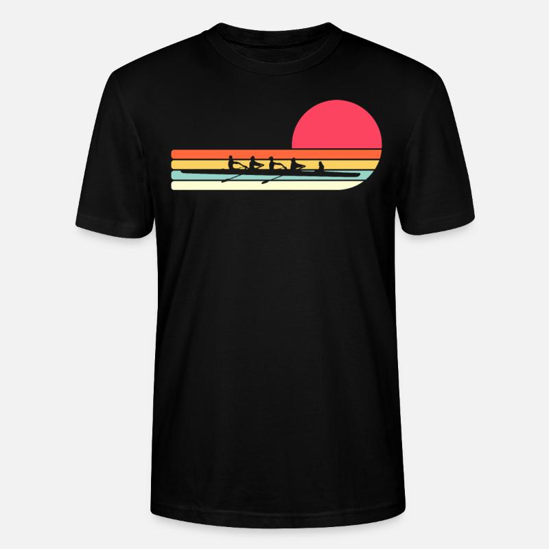 Rameur Rameur Bateau à rames - T-shirt bio CRAFTER Stanley Stella Unisexe - noir