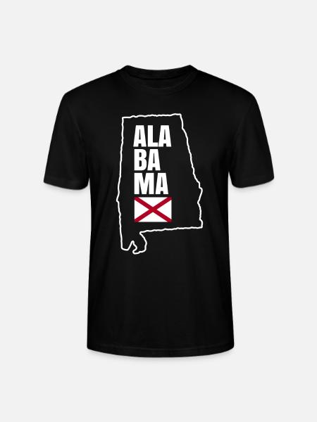 Geschenk Des Staates Alabama - Stanley/Stella Unisex Bio-T-Shirt CRAFTER - Schwarz