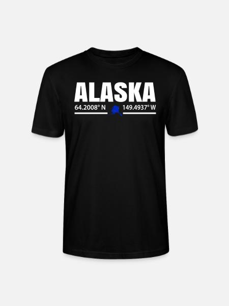 Alaska Reist Geschenk - Stanley/Stella Unisex Bio-T-Shirt CRAFTER - Schwarz
