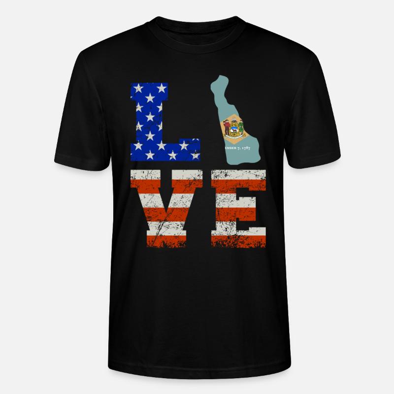 Cher cadeau delaware - T-shirt bio CRAFTER Stanley Stella Unisexe - noir