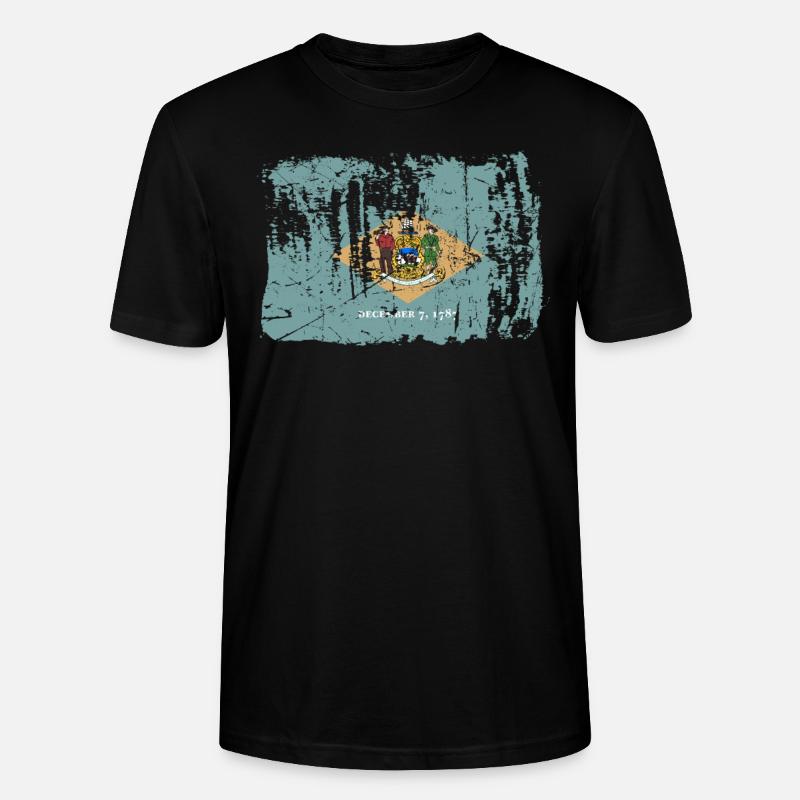 Delaware Home Pride Geschenk - Stanley/Stella Unisex Bio-T-Shirt CRAFTER - Schwarz