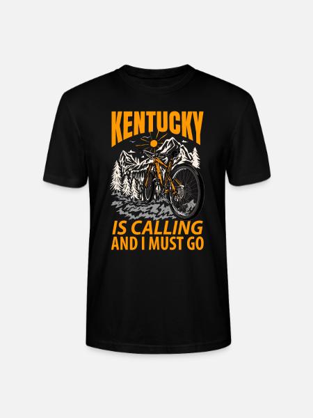 Kentucky Travels Gift - Stanley/Stella CRAFTER Unisex Organic T-Shirt - black