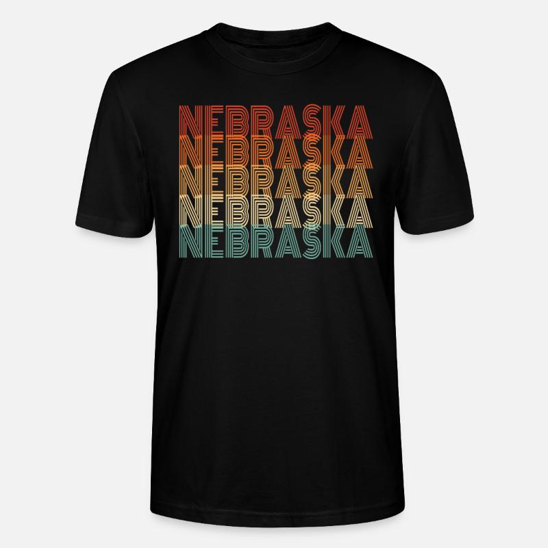 Nebraska bewohner geschenk - Stanley/Stella Unisex Bio-T-Shirt CRAFTER - Schwarz