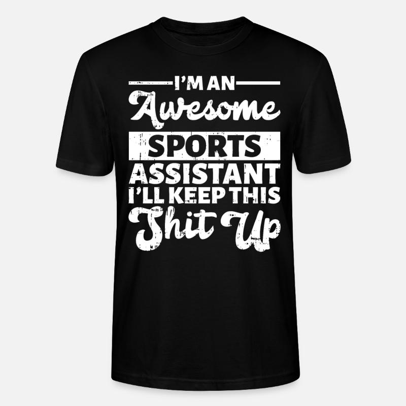 Sportassistent - Stanley/Stella Unisex Bio-T-Shirt CRAFTER - Schwarz
