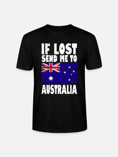 Drapeau de l’Australie - T-shirt bio CRAFTER Stanley Stella Unisexe - noir