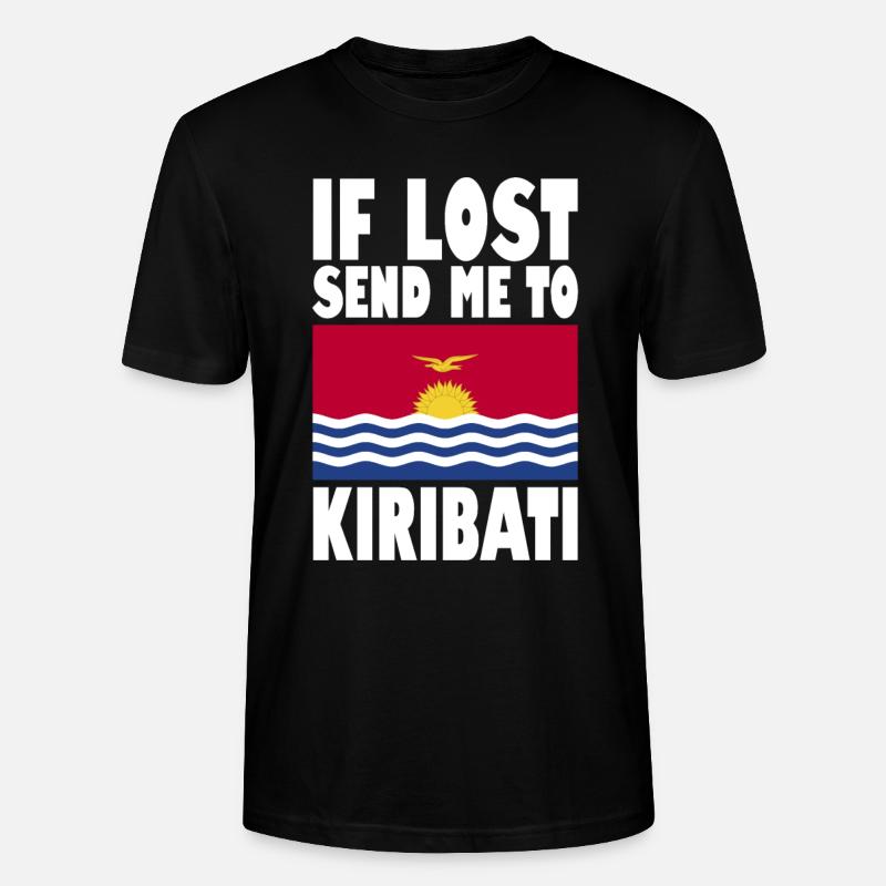 Drapeau de Kiribati - T-shirt bio CRAFTER Stanley Stella Unisexe - noir