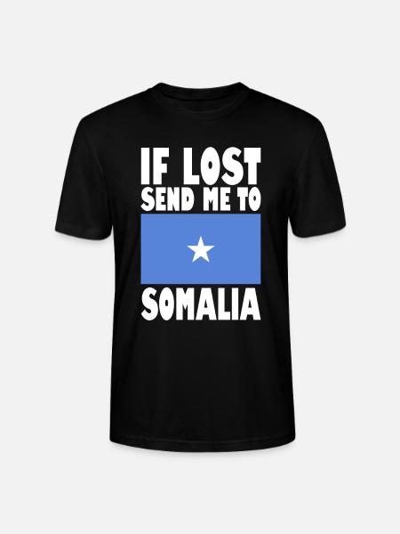 Somalia Flag Saying - Stanley/Stella CRAFTER Unisex Organic T-Shirt - black