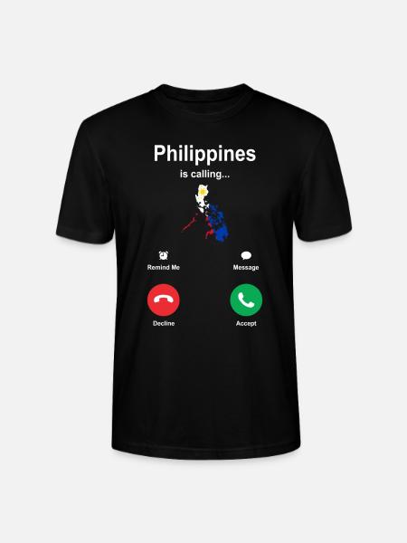 Travel Philippines Gift - Stanley/Stella CRAFTER Unisex Organic T-Shirt - black