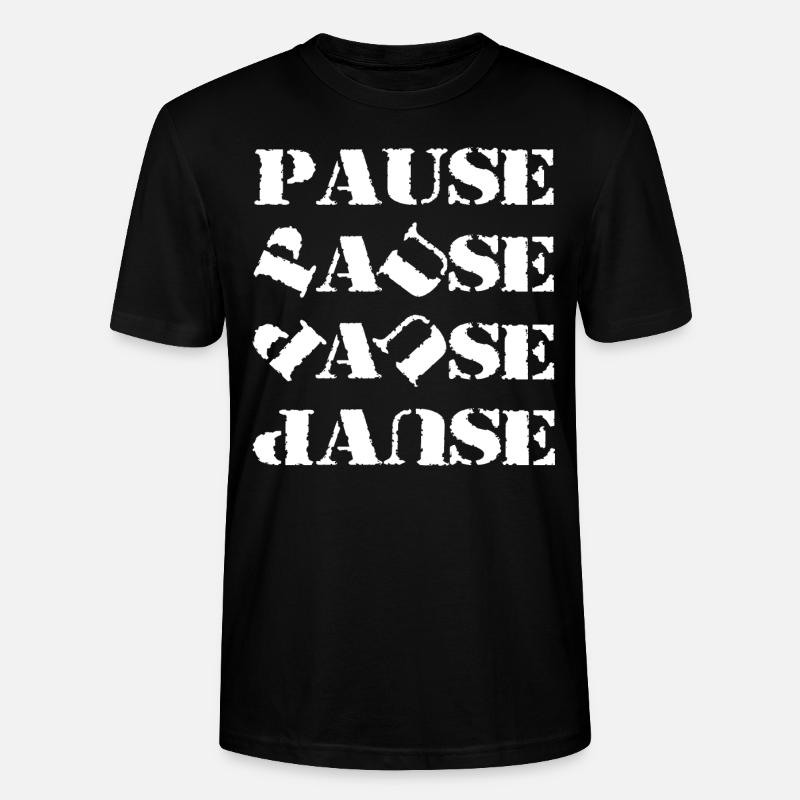 Danse anhalten - Stanley/Stella Unisex Bio-T-Shirt CRAFTER - Schwarz