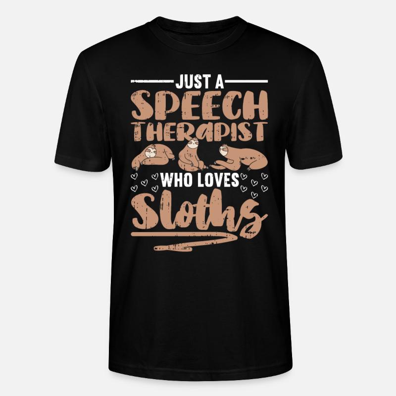Sprachtherapeut Logopäde Geschenk - Stanley/Stella Unisex Bio-T-Shirt CRAFTER - Schwarz