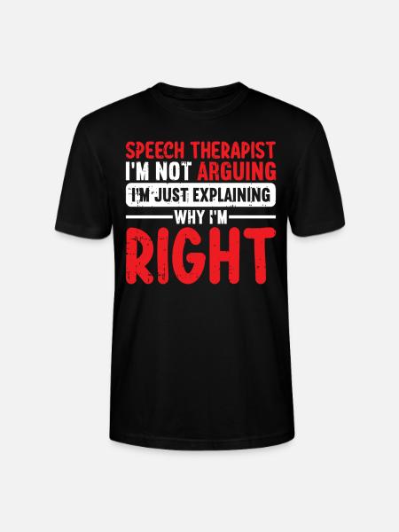 Sprachtherapeut Logopäde Geschenk - Stanley/Stella Unisex Bio-T-Shirt CRAFTER - Schwarz