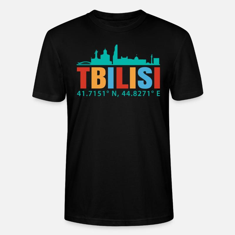 Tiflis - Stanley/Stella Unisex Bio-T-Shirt CRAFTER - Schwarz