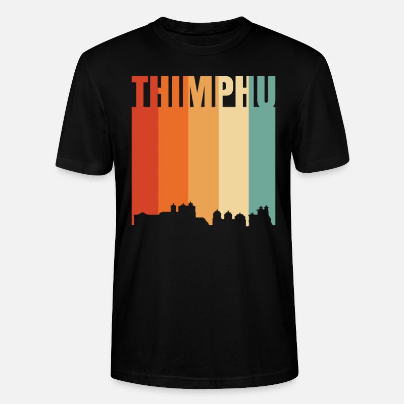 Thimphu - Stanley/Stella Unisex Bio-T-Shirt CRAFTER - Schwarz