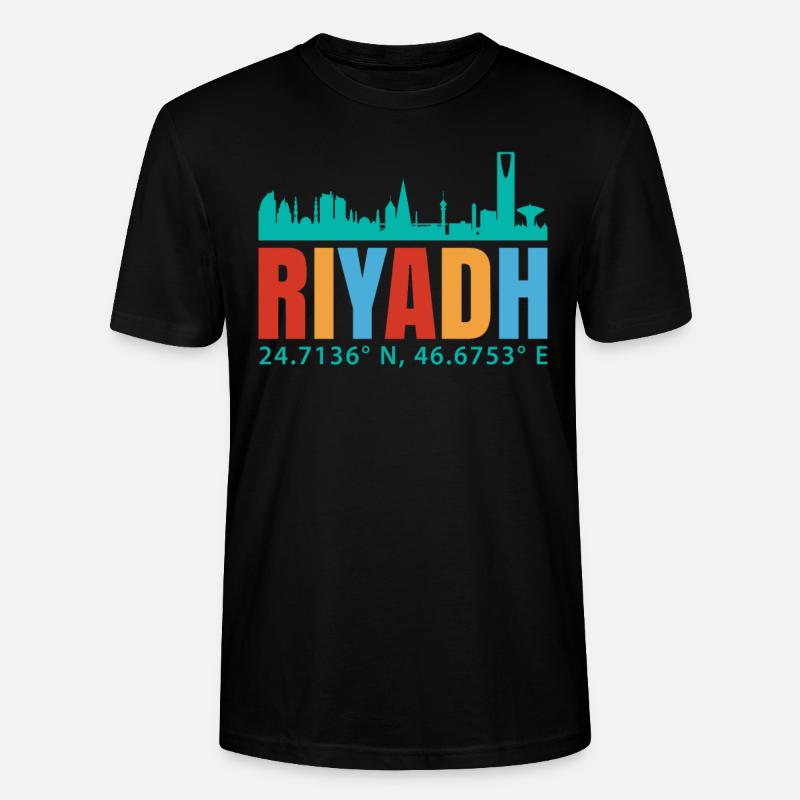 Riad - Stanley/Stella Unisex Bio-T-Shirt CRAFTER - Schwarz