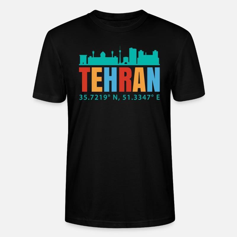 Teheran - Stanley/Stella Unisex Bio-T-Shirt CRAFTER - Schwarz