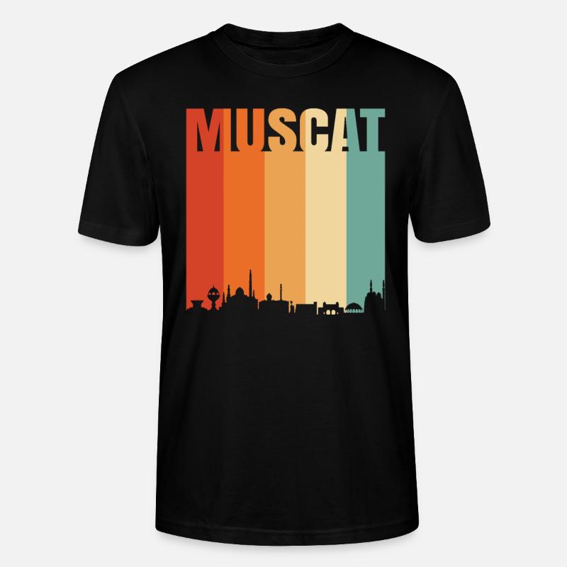 Maskat - Stanley/Stella Unisex Bio-T-Shirt CRAFTER - Schwarz