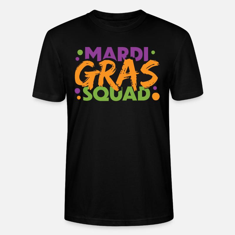 Mardi Gras Squad - Stanley/Stella Unisex Bio-T-Shirt CRAFTER - Schwarz