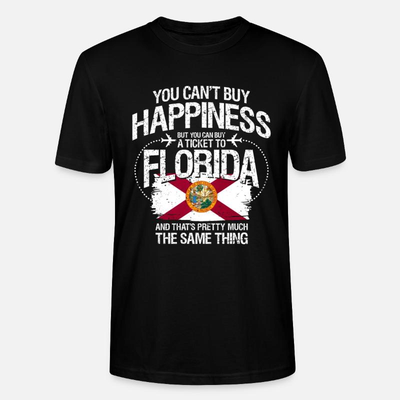 Florida - Stanley/Stella Unisex Bio-T-Shirt CRAFTER - Schwarz