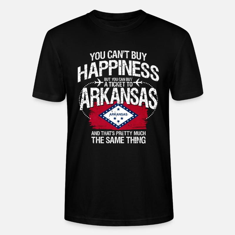 Arkansas - Stanley/Stella Unisex Bio-T-Shirt CRAFTER - Schwarz