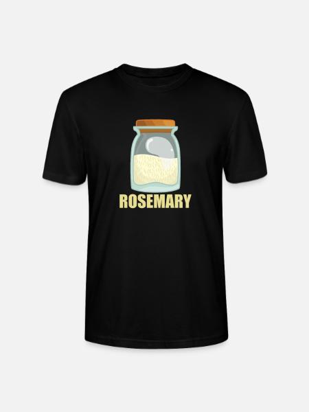 Rosemary Spice Taste Food Cooking - Stanley/Stella CRAFTER Unisex Organic T-Shirt - black