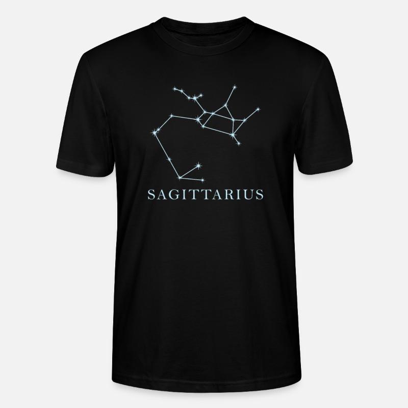 Sternkonstellation Sternzeichen Schütze - Stanley/Stella Unisex Bio-T-Shirt CRAFTER - Schwarz