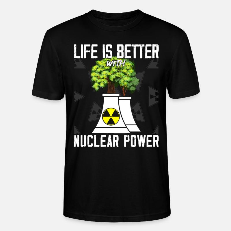 Nuclear Engineers - Nuclear Engineer - Stanley/Stella CRAFTER Unisex Organic T-Shirt - black