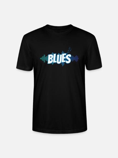Blues Music Genre Trumpet Jazz - Stanley/Stella CRAFTER Unisex Organic T-Shirt - black