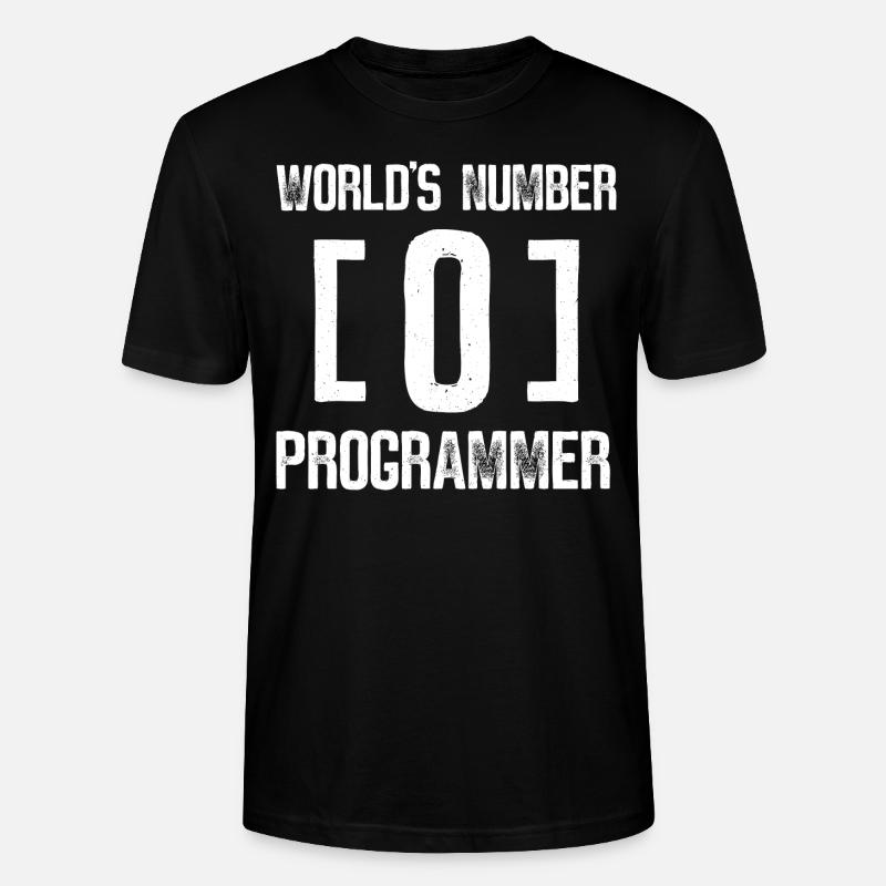 Bester Programmierer der Welt - Stanley/Stella Unisex Bio-T-Shirt CRAFTER - Schwarz