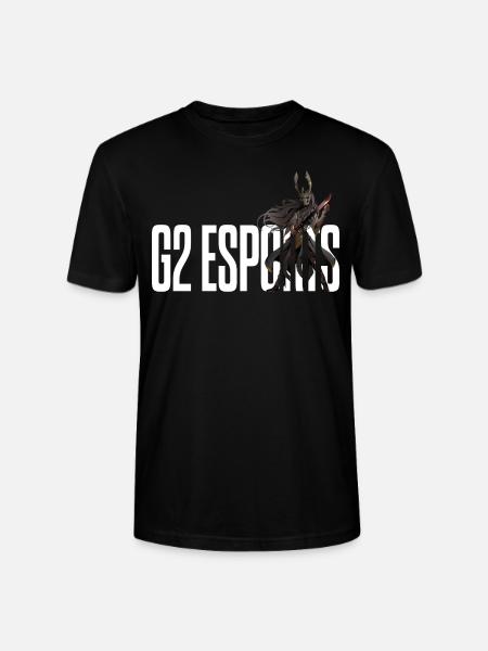 Logotipo de G2 Esports Hel Samurai - Camiseta unisex ecológica CRAFTER de Stanley/Stella - negro