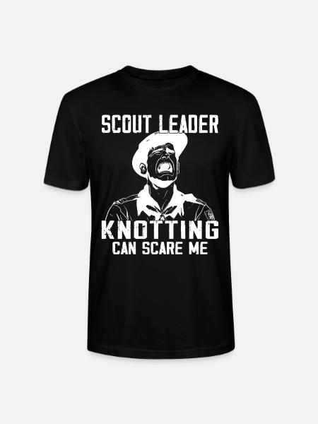 Camping Scouting - Lustiger Pfadfinderführer - Stanley/Stella Unisex Bio-T-Shirt CRAFTER - Schwarz