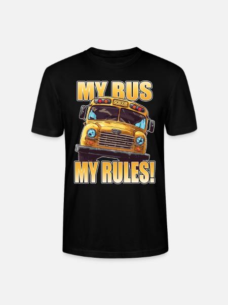 Schulbuswärter - Schulbusfahrer - Stanley/Stella Unisex Bio-T-Shirt CRAFTER - Schwarz