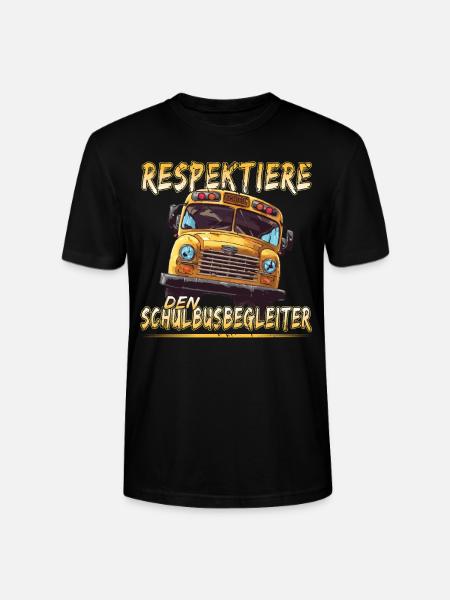 Schulbuswärter - Schulbusfahrer - Stanley/Stella Unisex Bio-T-Shirt CRAFTER - Schwarz