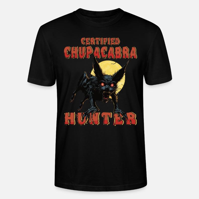 Mythisches Monster - Chupacabra Hunter - Kryptid - Stanley/Stella Unisex Bio-T-Shirt CRAFTER - Schwarz