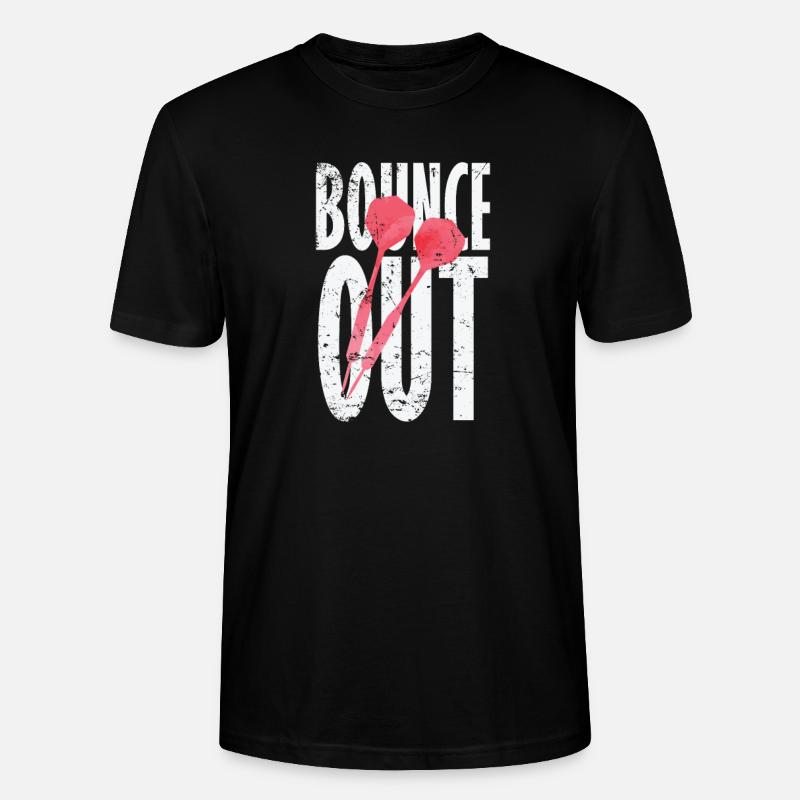 Bounce Out Darts - Stanley/Stella Unisex Bio-T-Shirt CRAFTER - Schwarz
