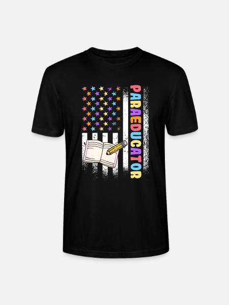 Classroom Assistant Paraprofessional US - Stanley/Stella CRAFTER Unisex Organic T-Shirt - black