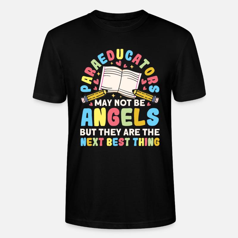Klassenzimmer Assistent Parapro Paraprofessional - Stanley/Stella Unisex Bio-T-Shirt CRAFTER - Schwarz