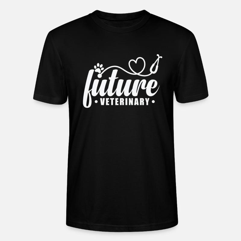 Future Veterinary Beruf - Stanley/Stella Unisex Bio-T-Shirt CRAFTER - Schwarz