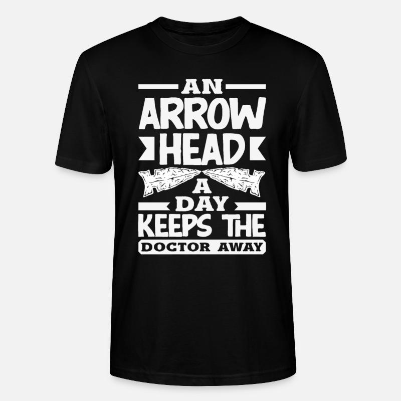 Arrowhead Hunter Archery Arrowhead - Stanley/Stella CRAFTER Unisex Organic T-Shirt - black