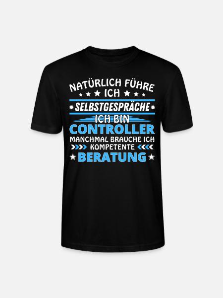 Ich führe Selbstgespräche - Controller Edition - Stanley/Stella Unisex Bio-T-Shirt CRAFTER - Schwarz