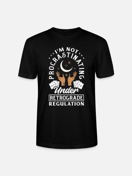 Retrograde planets Mercury Retrograde - Stanley/Stella CRAFTER Unisex Organic T-Shirt - black