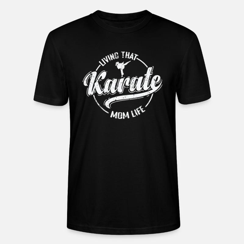 Living that Karate … - Stanley/Stella Unisex Bio-T-Shirt CRAFTER - Schwarz