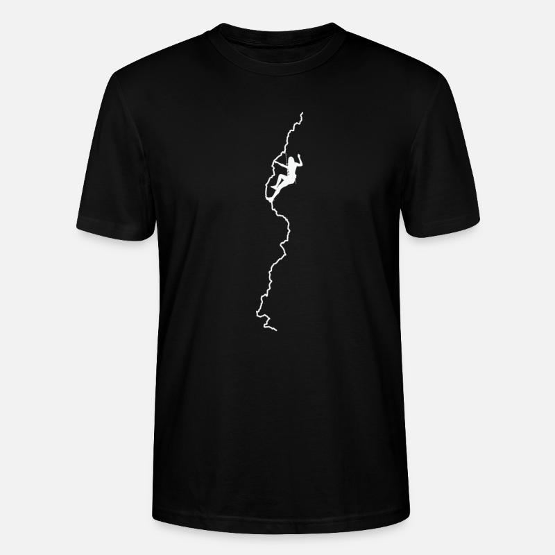 Bouldern Klettern mit Körpergewicht - Stanley/Stella Unisex Bio-T-Shirt CRAFTER - Schwarz