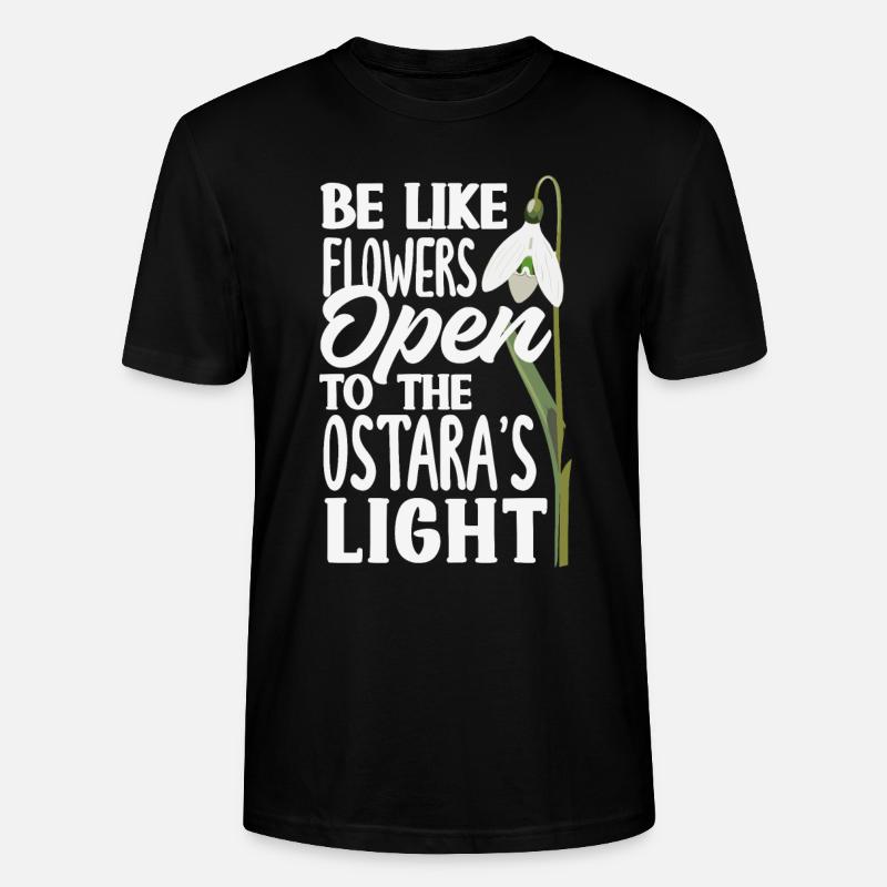 Pâques Eostre Printemps païen - T-shirt bio CRAFTER Stanley Stella Unisexe - noir