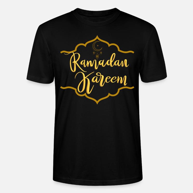 Ramadan Kareem Logo Doré - T-shirt bio CRAFTER Stanley Stella Unisexe - noir