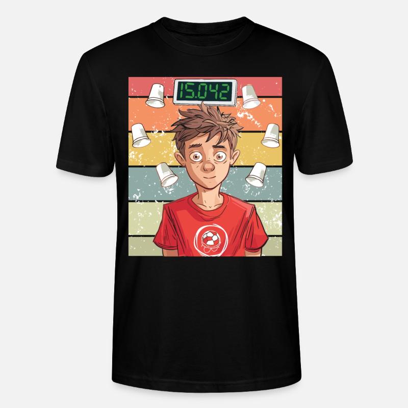 Empilage de gobelets Speed Stacker - T-shirt bio CRAFTER Stanley Stella Unisexe - noir