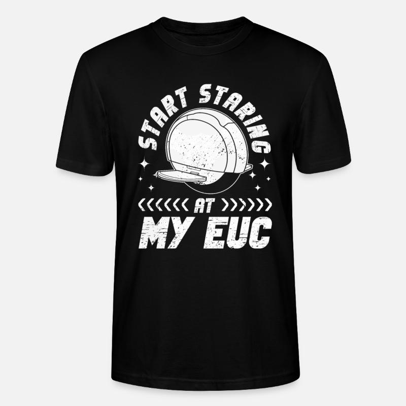 Euc E-unicycle Electric Unicycle - Stanley/Stella CRAFTER Unisex Organic T-Shirt - black