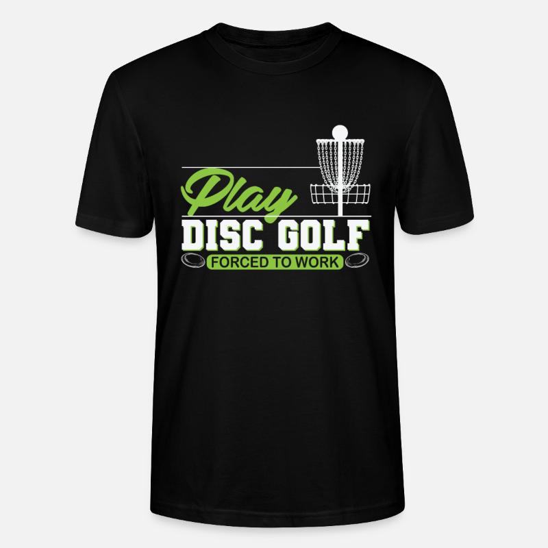 Play Disc Golf - Stanley/Stella Unisex Bio-T-Shirt CRAFTER - Schwarz